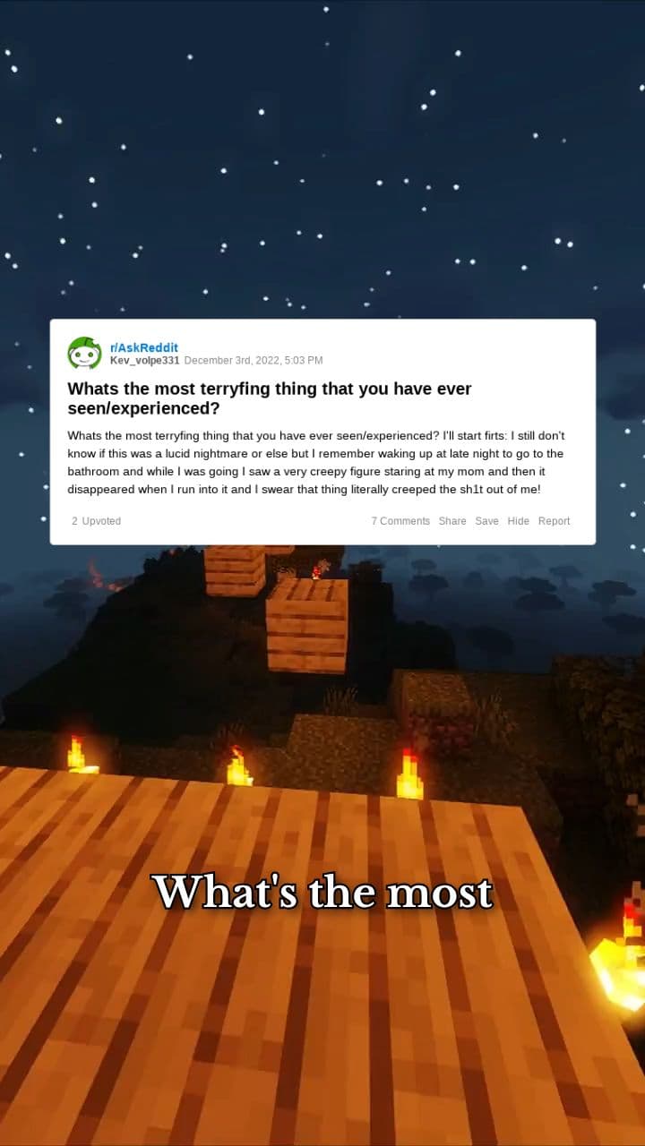 Creepy Figure Encounter at Night