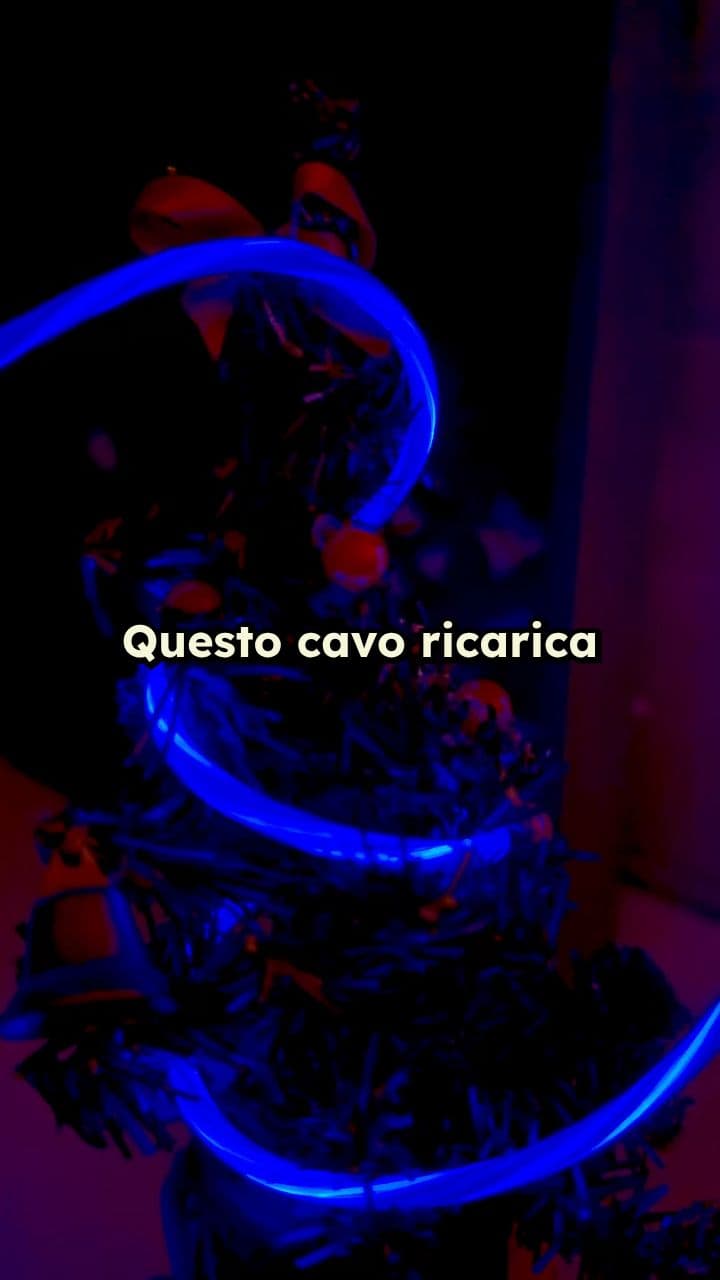 Cavo ricarica luminoso e multiuso