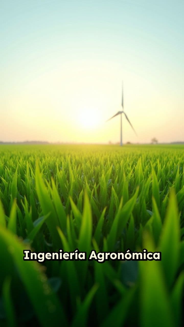 Estudia Ingeniería Agronómica 2026