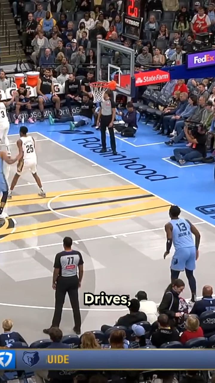 Morant's Putback Punch And One