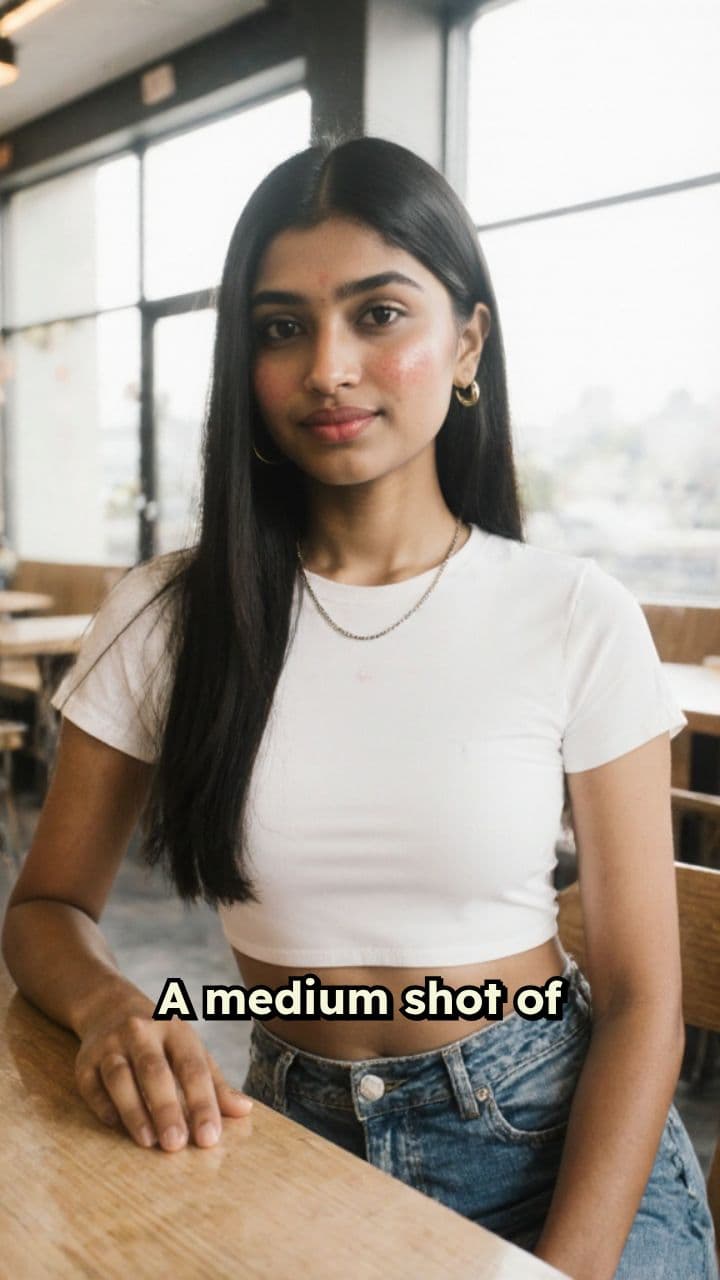 Joyful Laughter in a Modern Cafe
