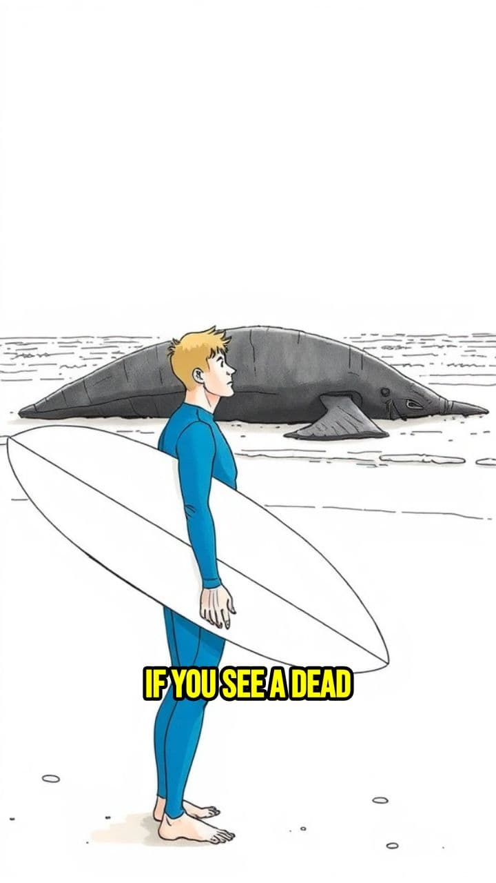 Exploding Dead Whale on the Beach