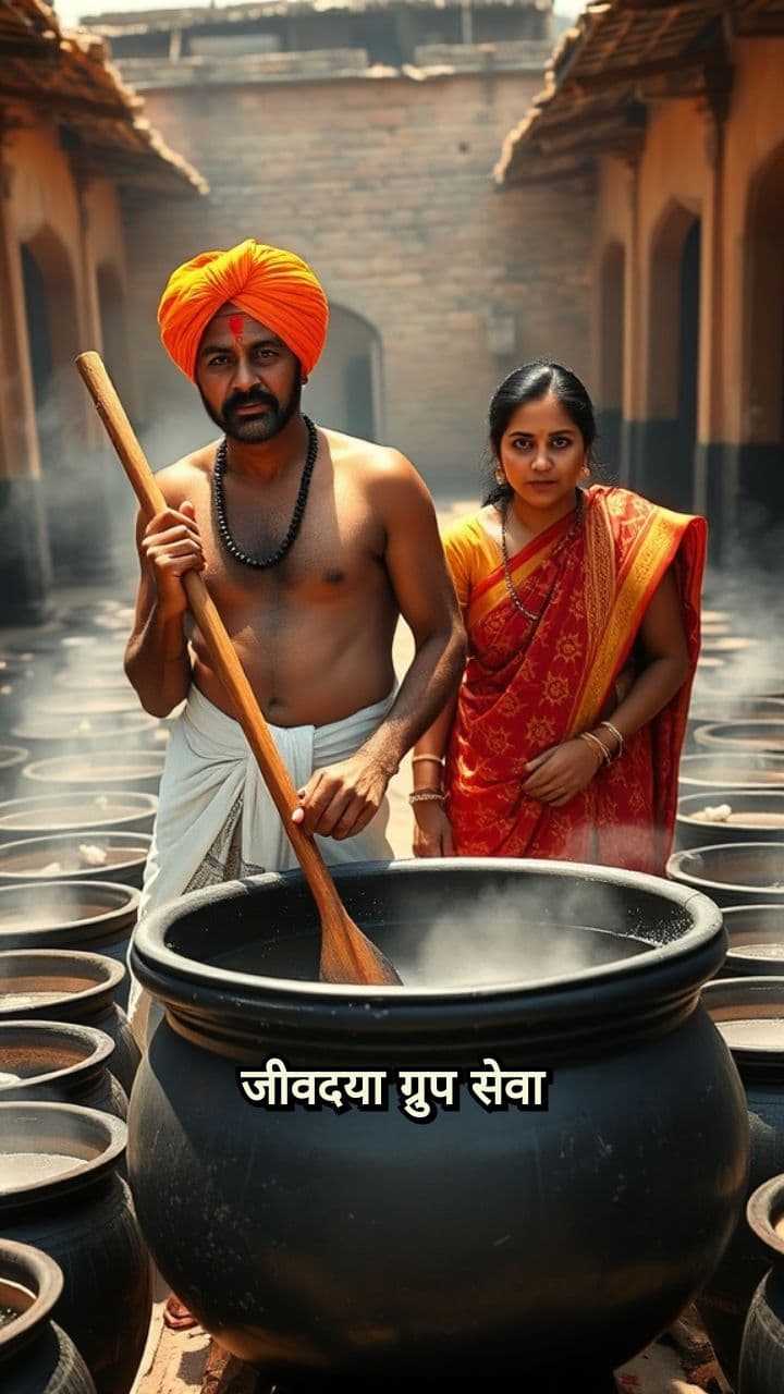 गायों के लिए लापसी महोत्सव