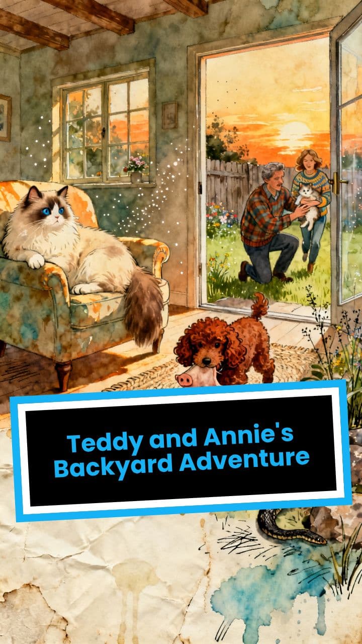 Teddy and Annie's Backyard Adventure