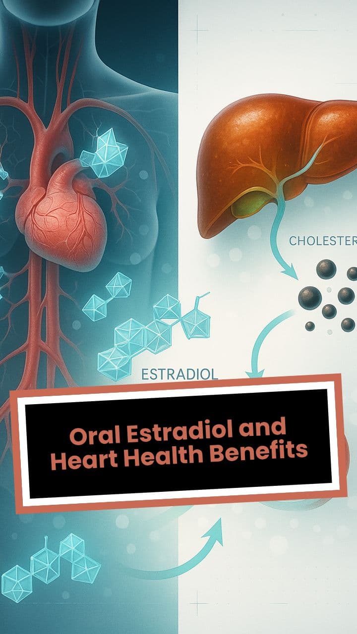 Oral Estradiol and Heart Health Benefits