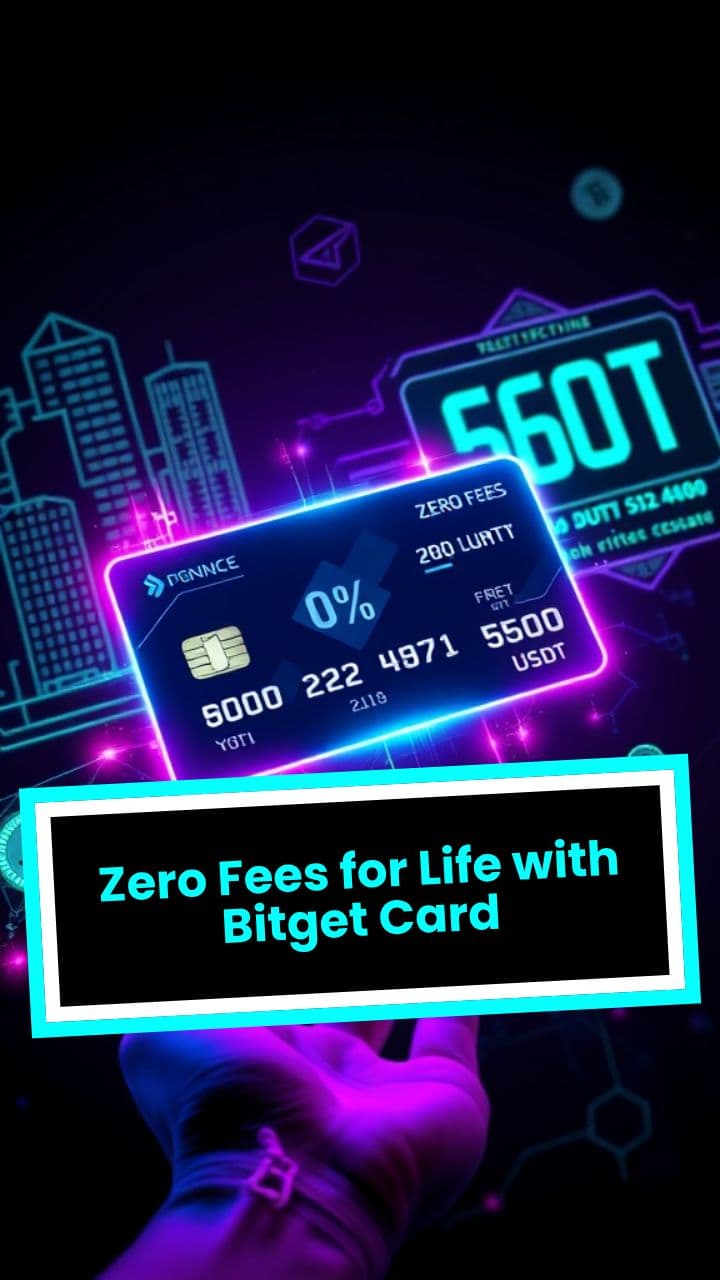 Zero Fees for Life with Bitget Card