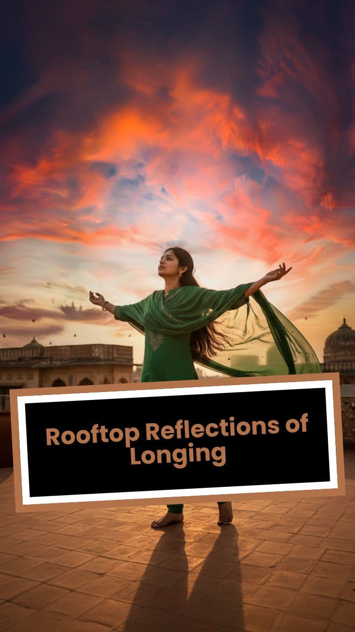 Rooftop Reflections of Longing
