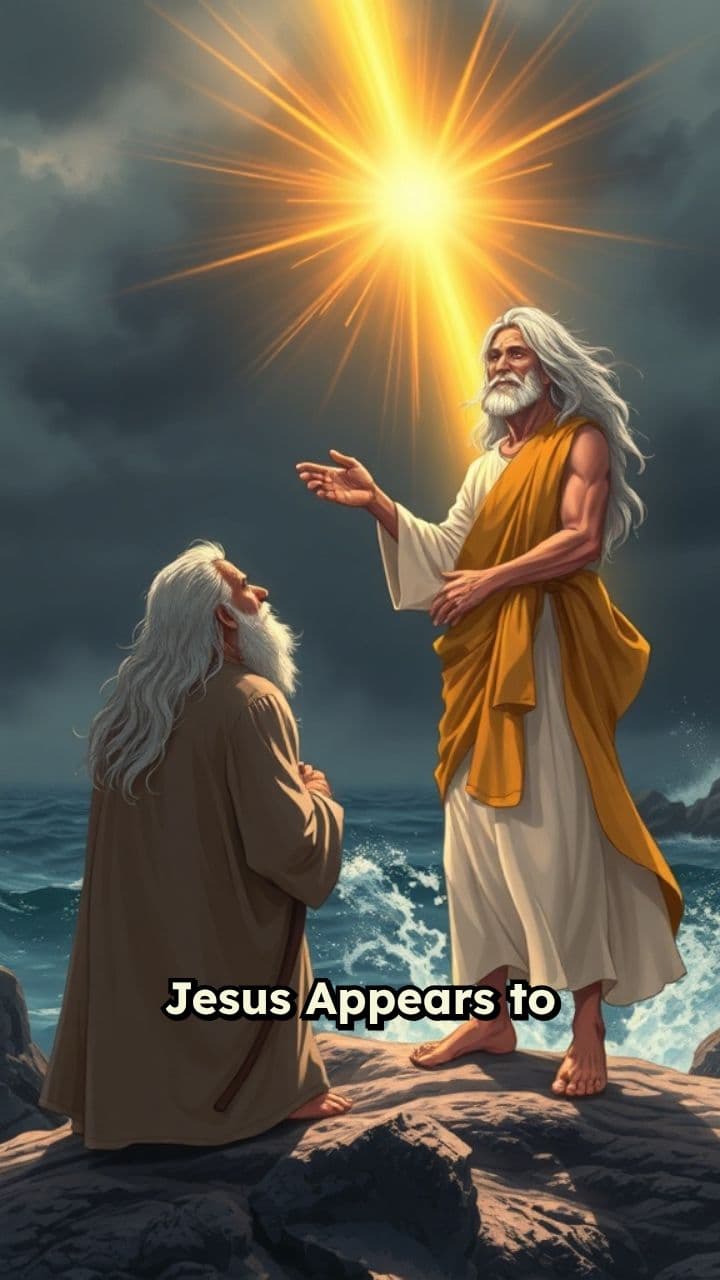 Jesus Revealed to John on Patmos