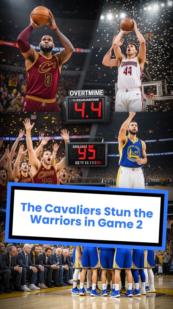 The Cavaliers Stun the Warriors in Game 2