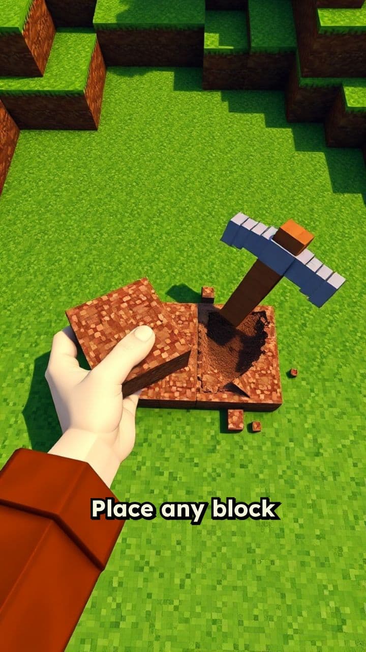 Minecraft Block Flicker Animation Trick