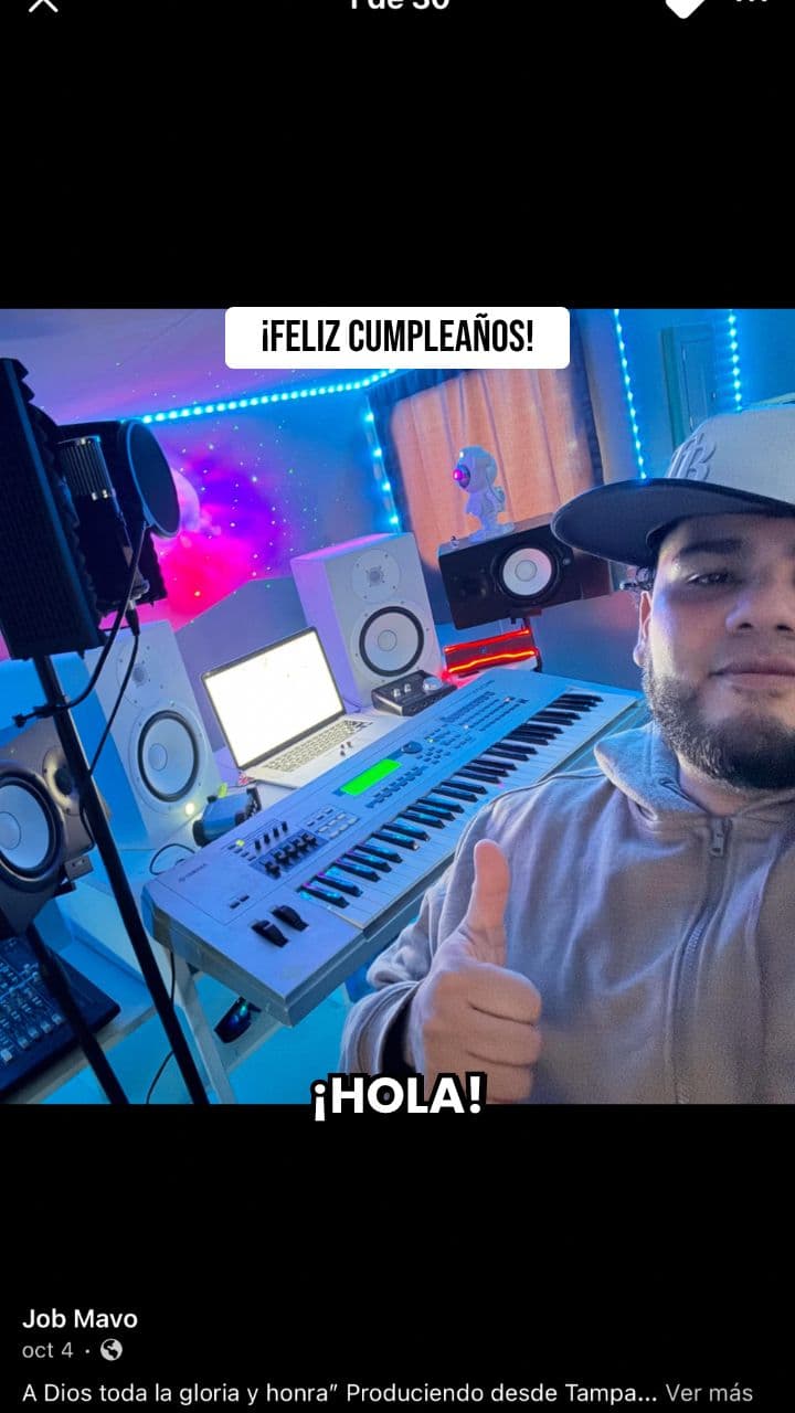 Mensaje de Cumpleaños Musical