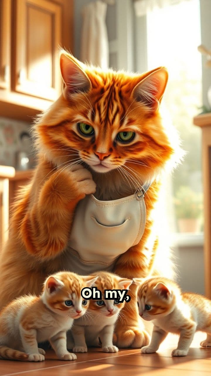 Mama Cat's Special Dinner