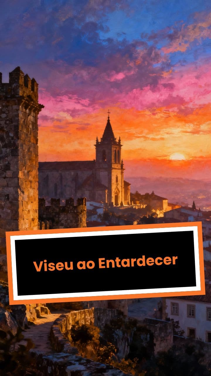 Viseu ao Entardecer