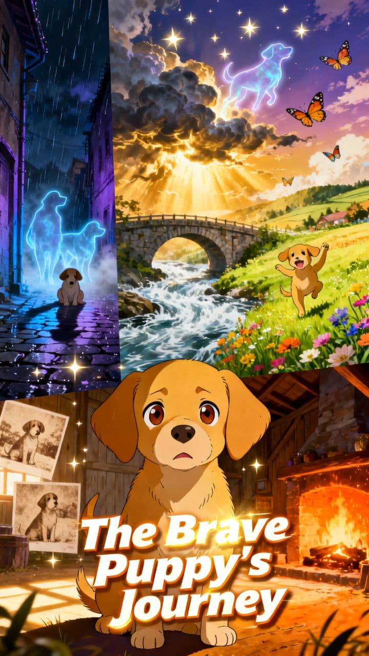 The Brave Puppy's Journey