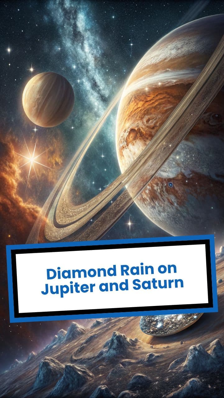 Diamond Rain on Jupiter and Saturn