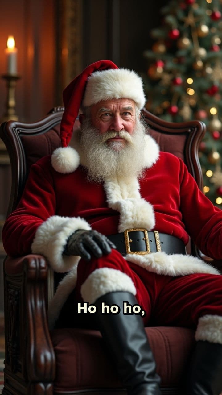 Santa's Stern Warning