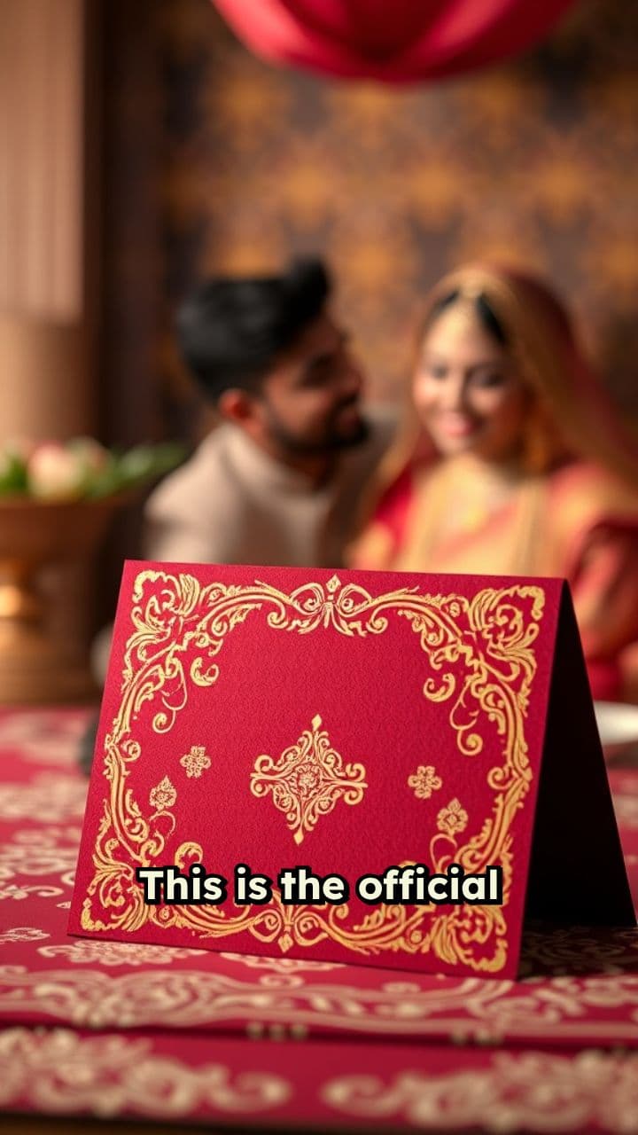 Vasant and Anagha's Wedding Invitation