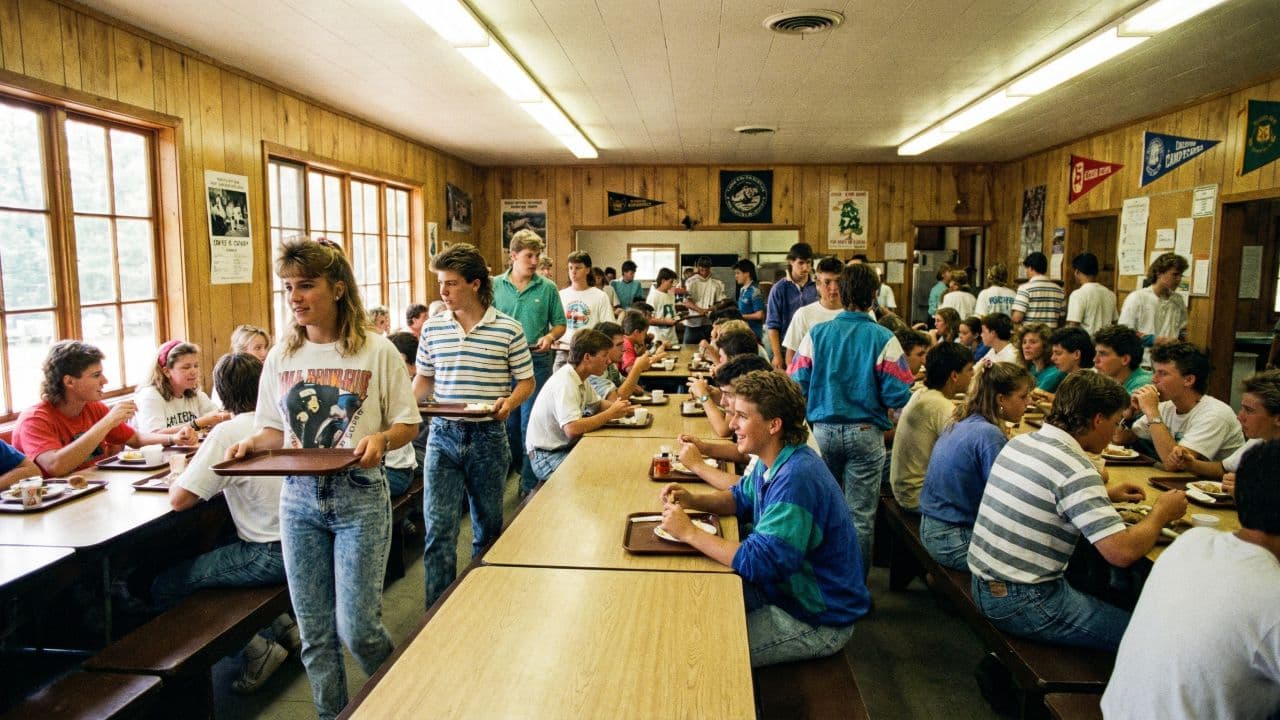 1987 Summer Camp Lunch