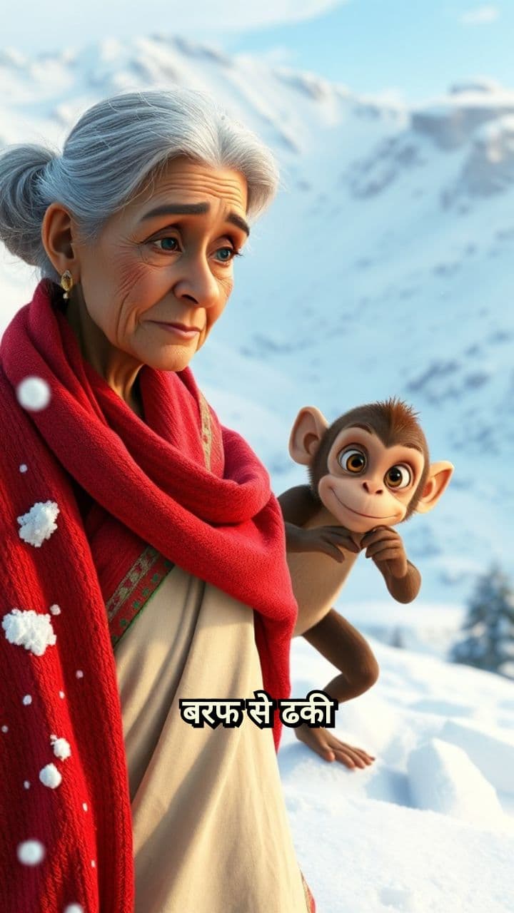 बर्फीली घाटी में घर