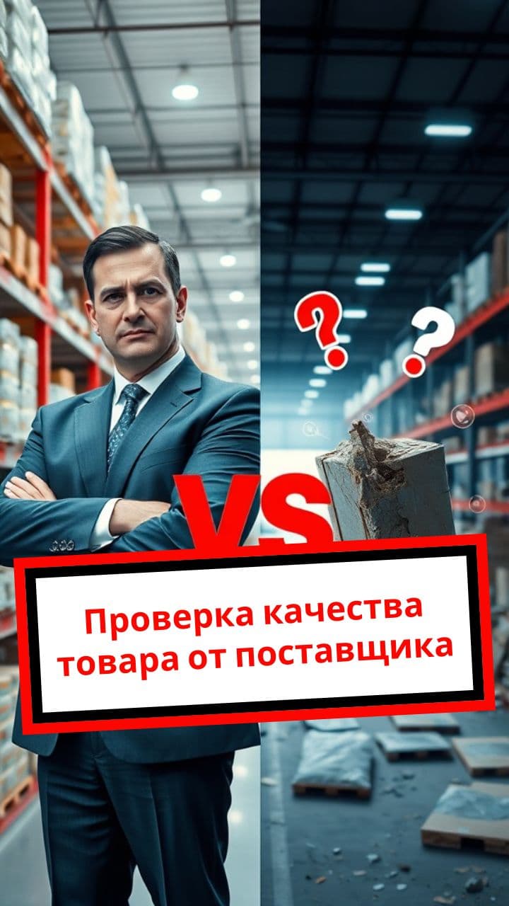 Проверка качества товара от поставщика