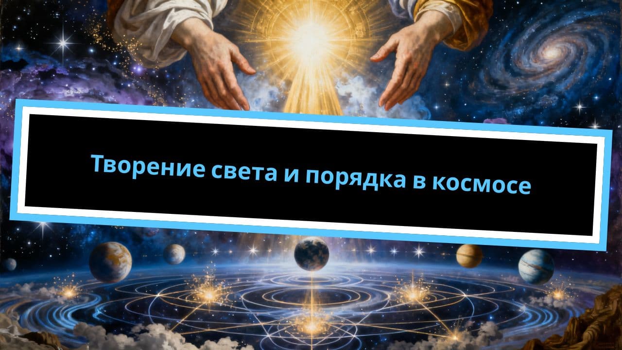 Творение света и порядка в космосе