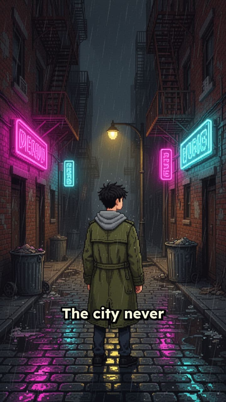 Shadows of the Neon Alley