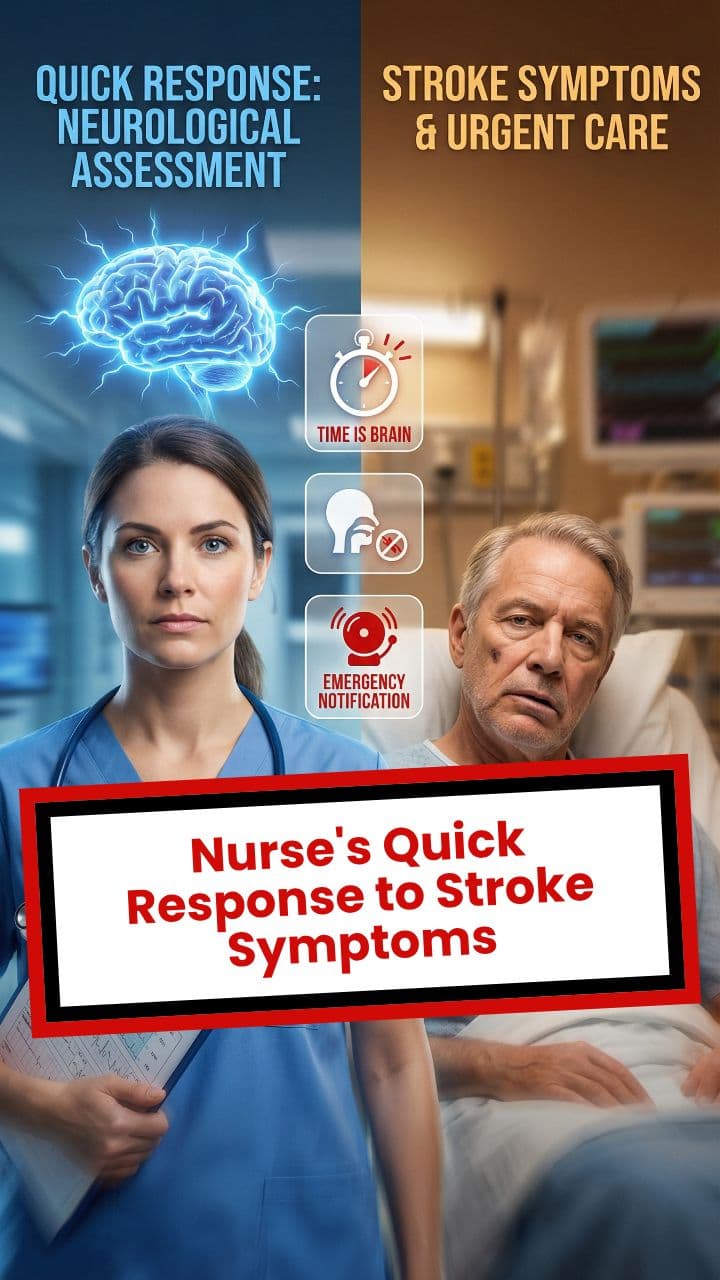 Nurse's Quick Response to Stroke Symptoms