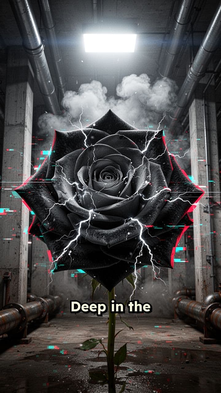 Industrial Black Rose Loop