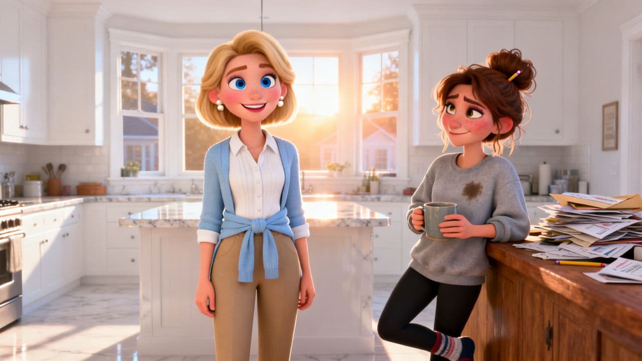 Perfect Mom vs Reality Mom