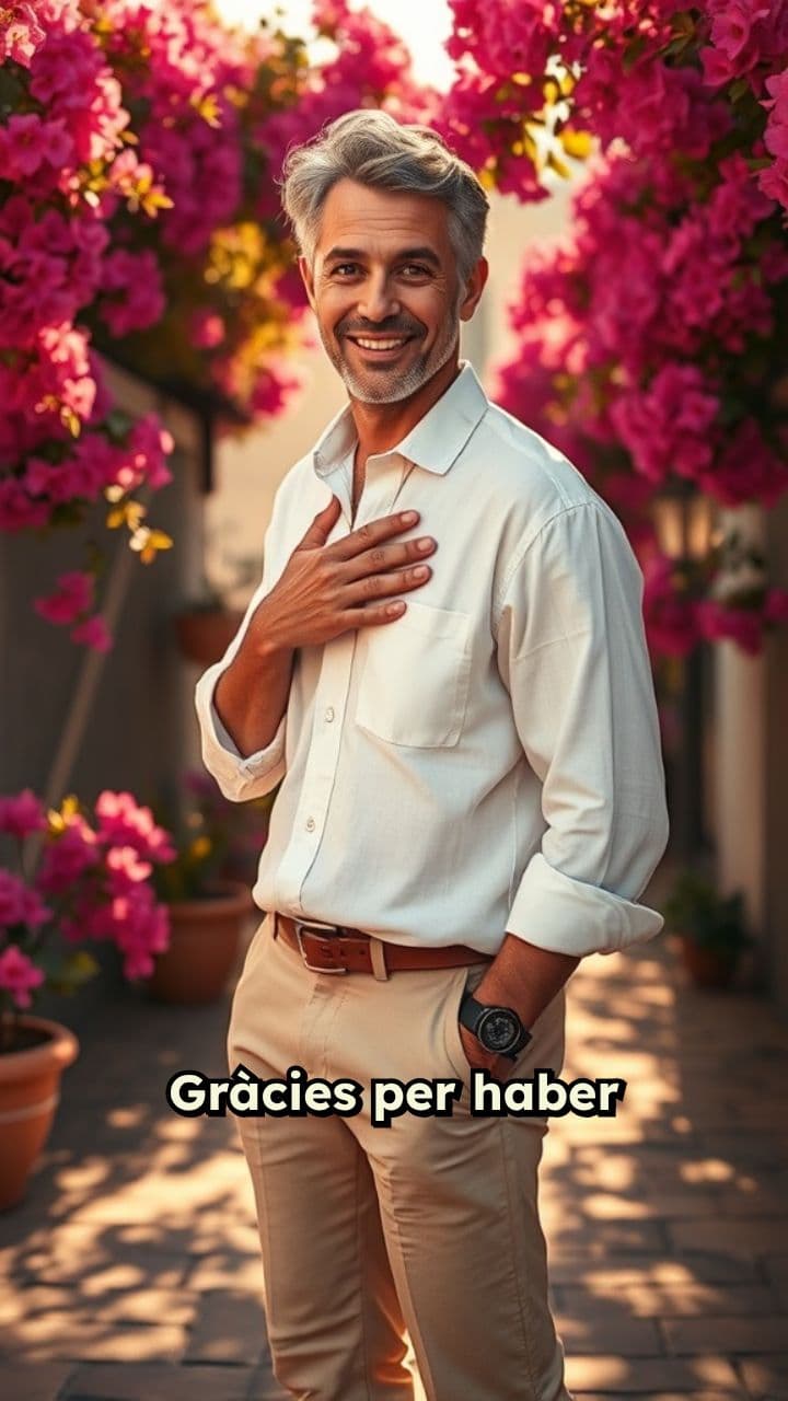 Plena d'amor i gratitud