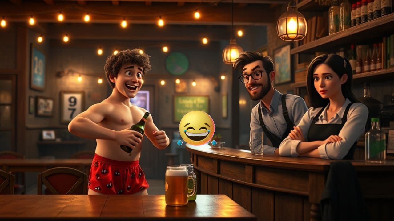 Soirée entre amis déjantée