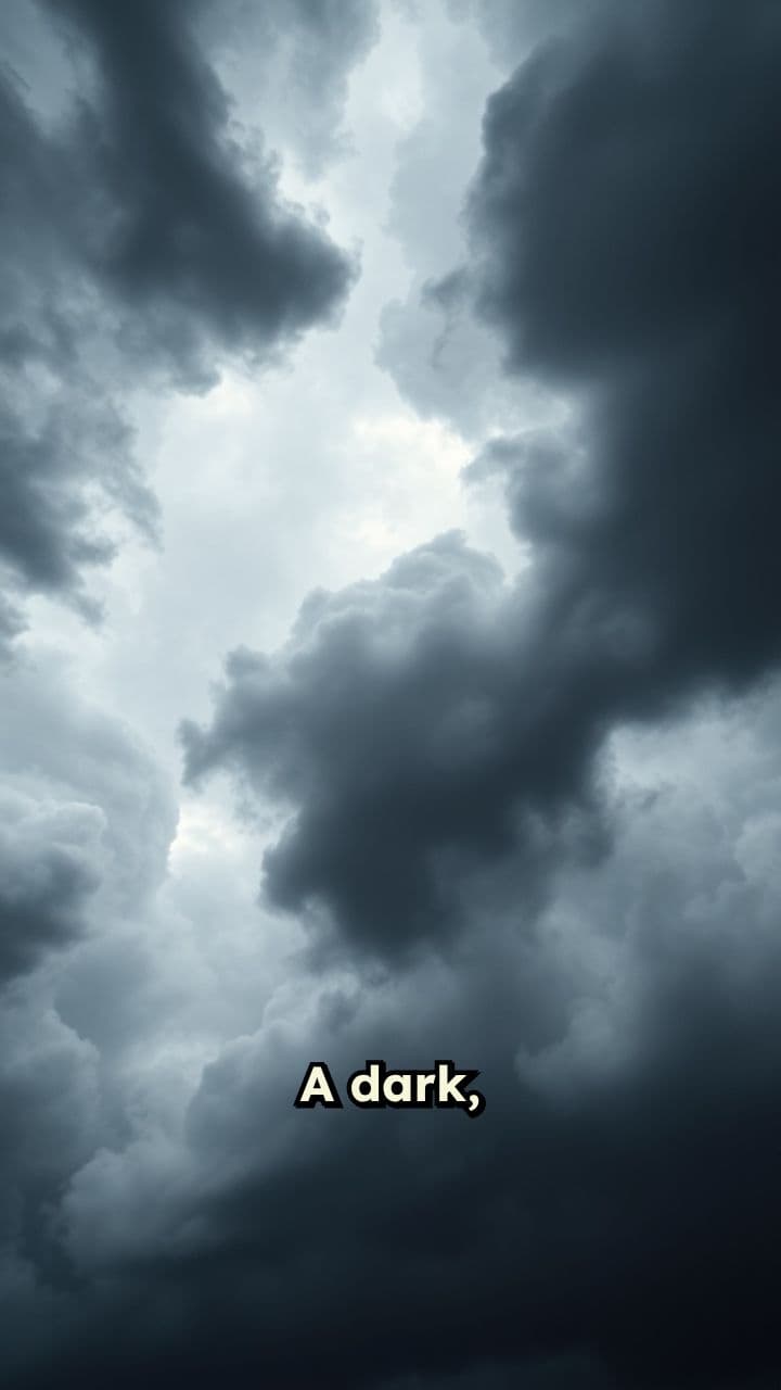 Eerie Stormy Sky in the Upside Down