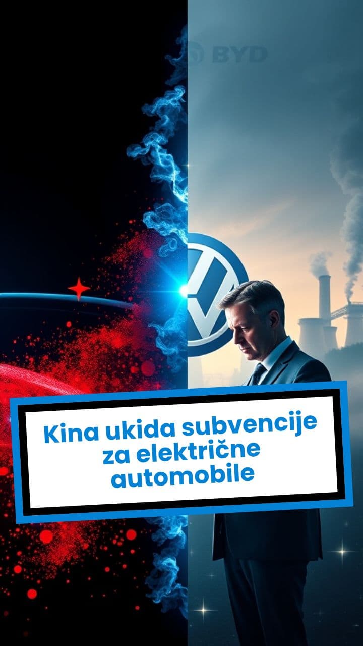 Kina ukida subvencije za električne automobile