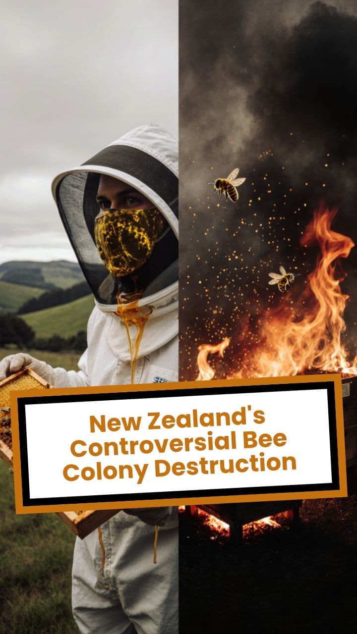 New Zealand's Controversial Bee Colony Destruction