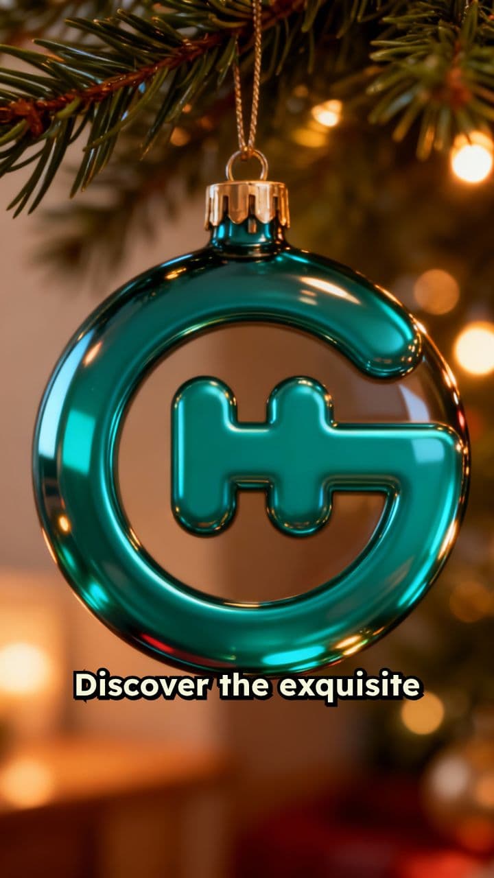 Festive Elegance: Custom Christmas Ornament