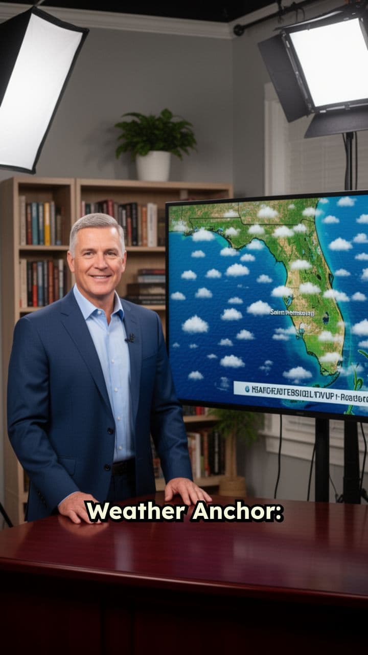 Weather Anchor’s Cat Crashes Live Forecast