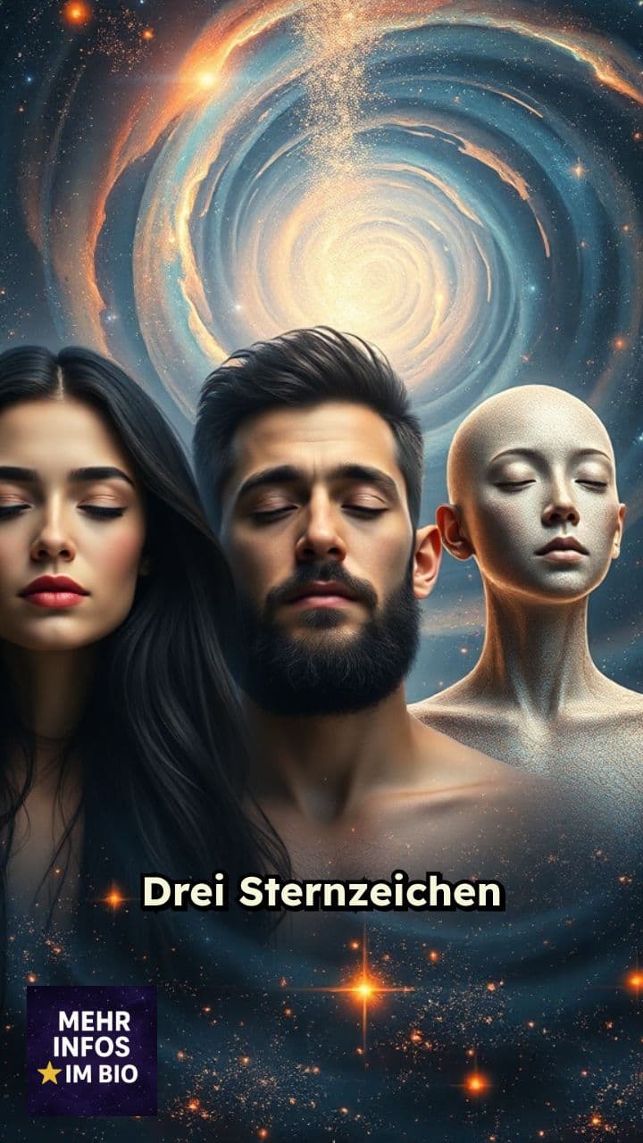 Drei Sternzeichen mit kosmischer Verbindung