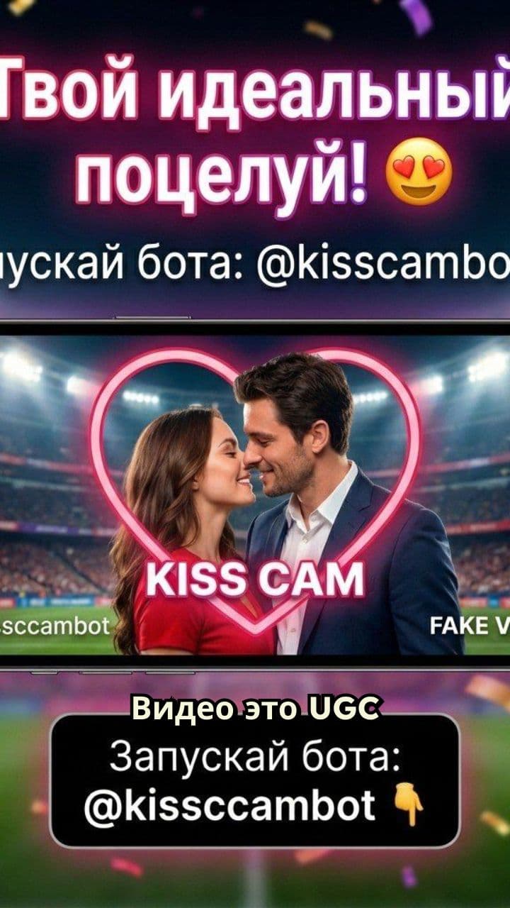 Создайте видео поцелуя из фото!