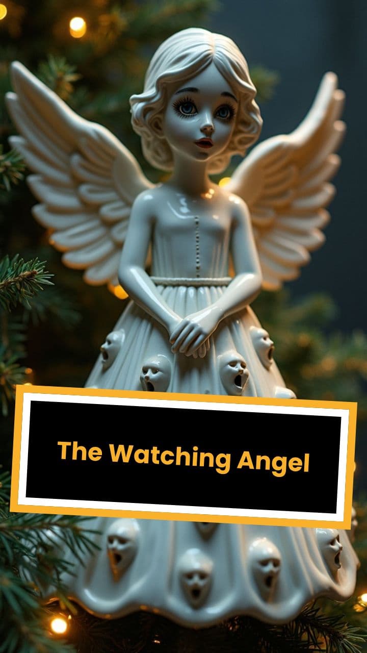 I Found My Face on Our Haunted Christmas Angel 