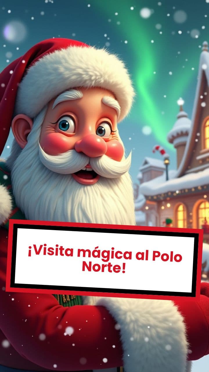 ¡Visita mágica al Polo Norte!