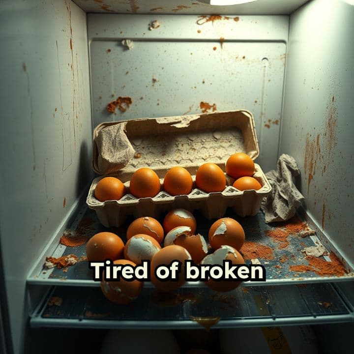 Auto-Rolling Egg Holder: The Smart Fridge Solution