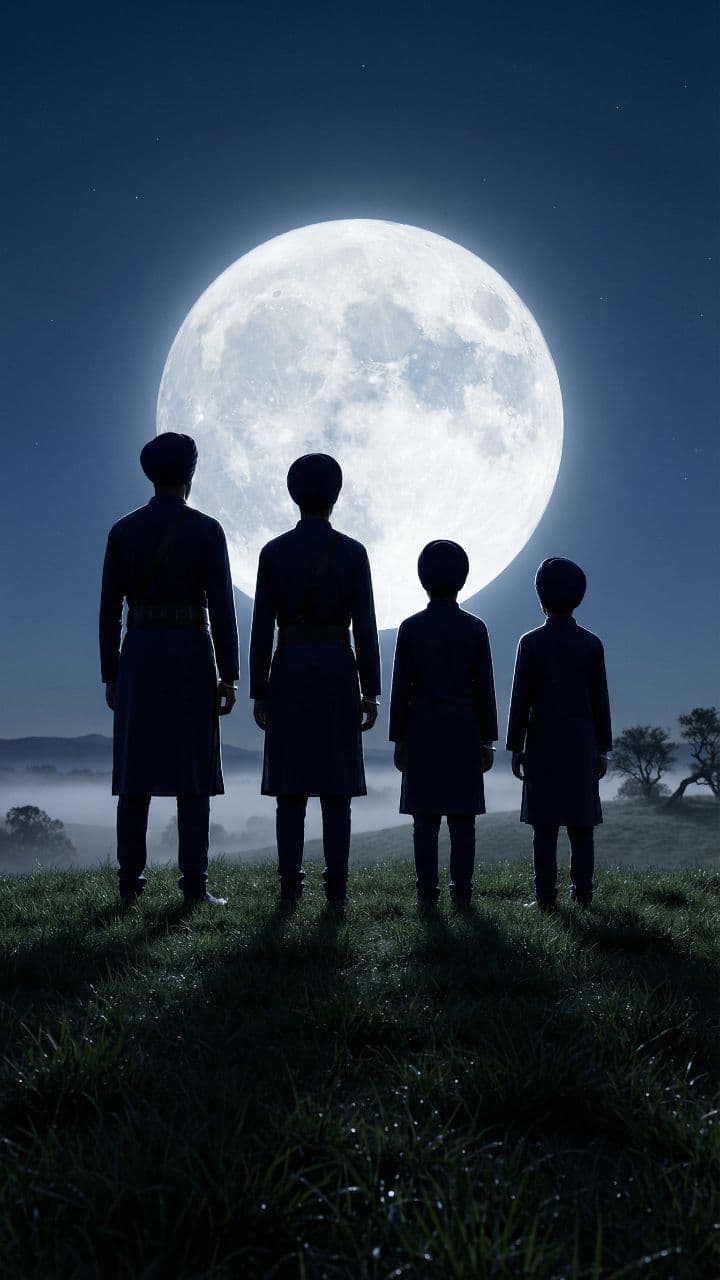 Silhouettes of the Four Sahibzaadey (duplicated)