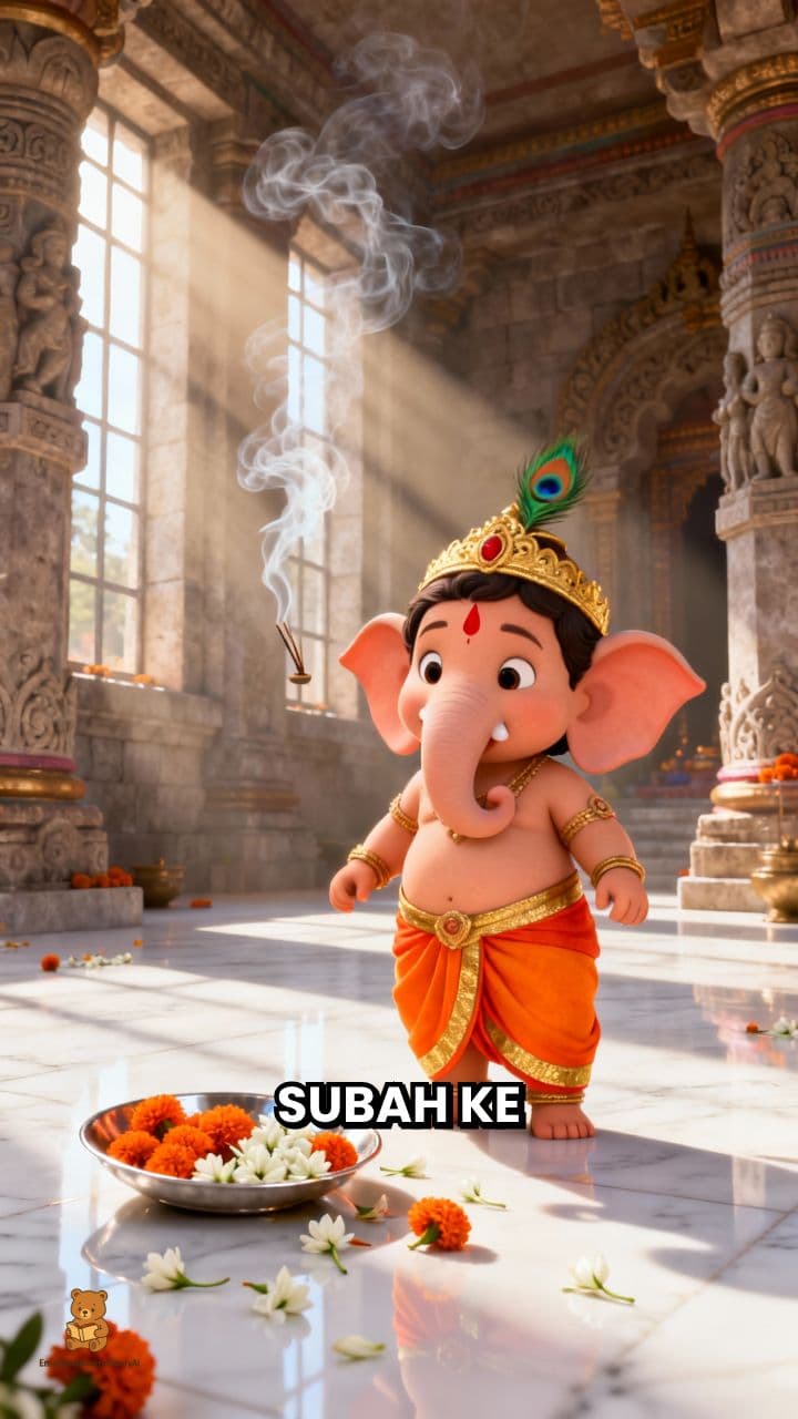 Mandir Mein Ganesha Ka Sukoon