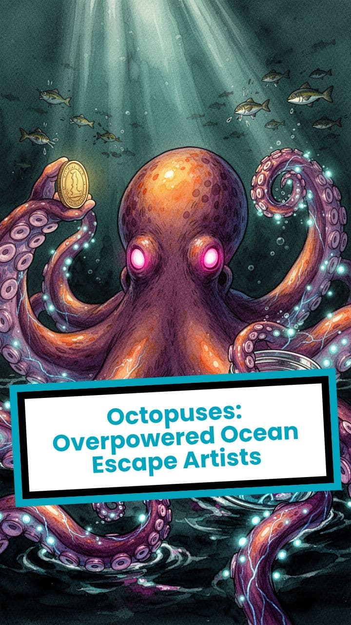 Octopuses: Overpowered Ocean Escape Artists