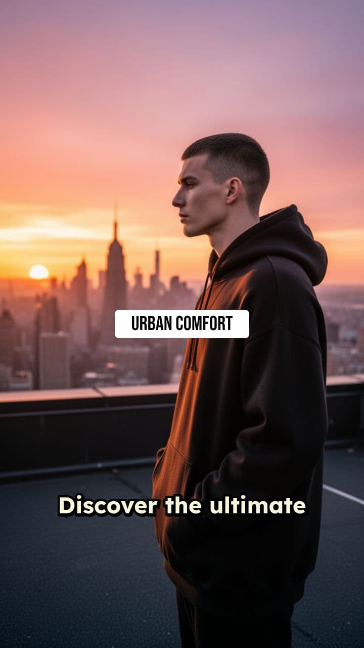 Premium Urban Hoodie Ad