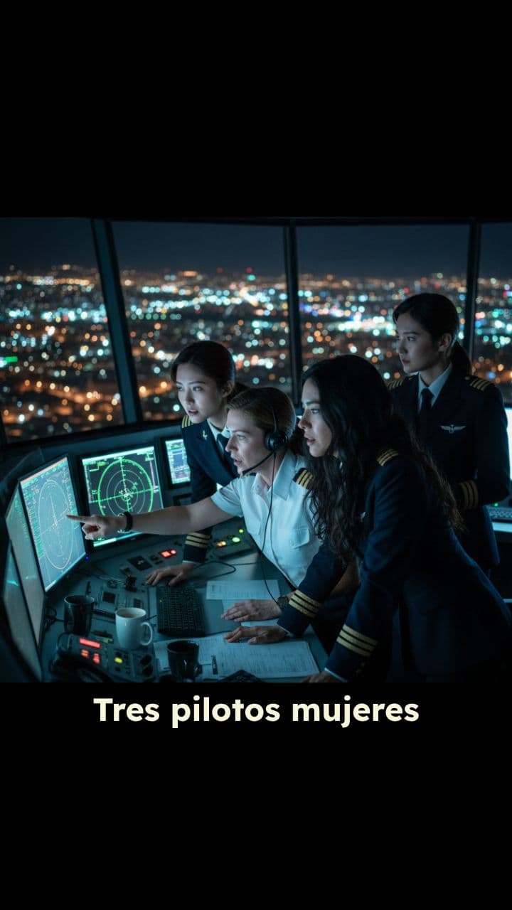 Mujeres en aviación enfrentan emergencias simultáneas