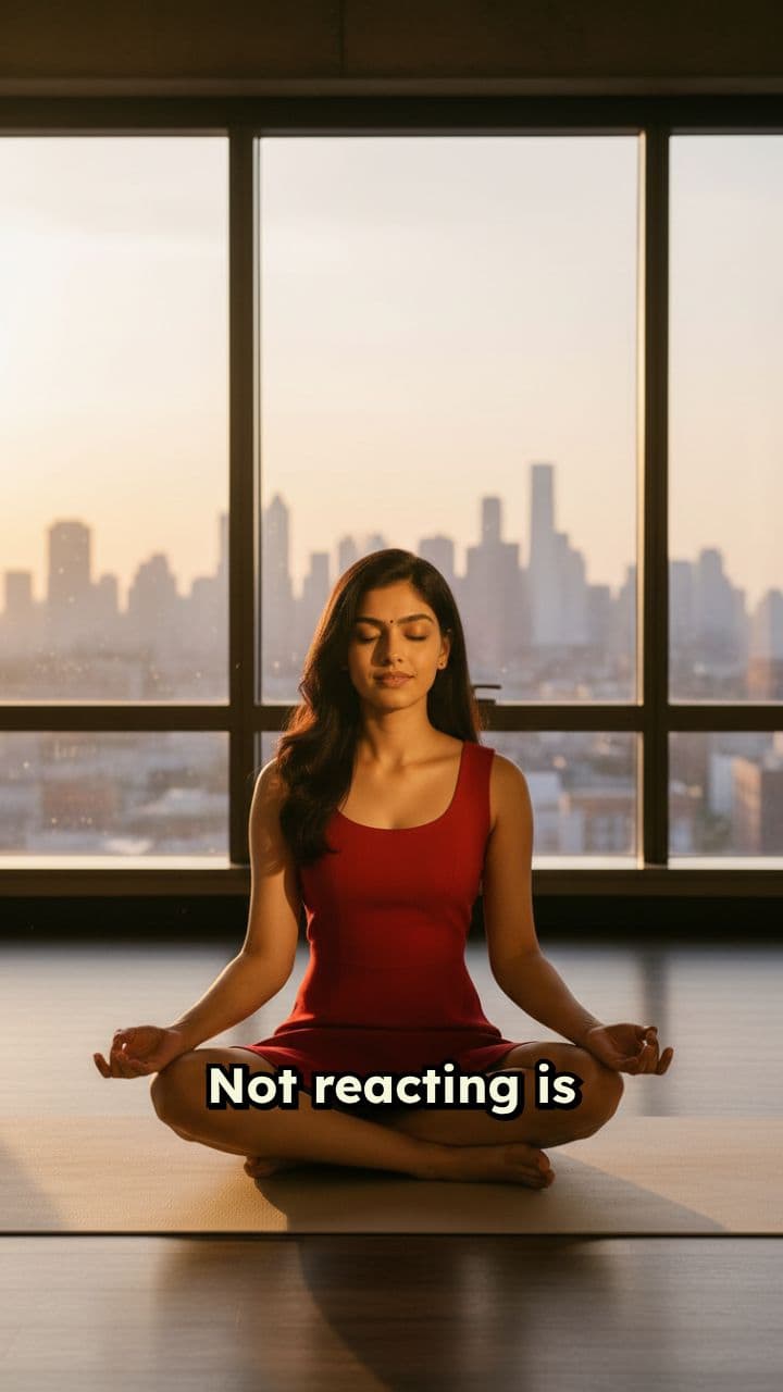 Mastering the Art of Non-Reaction