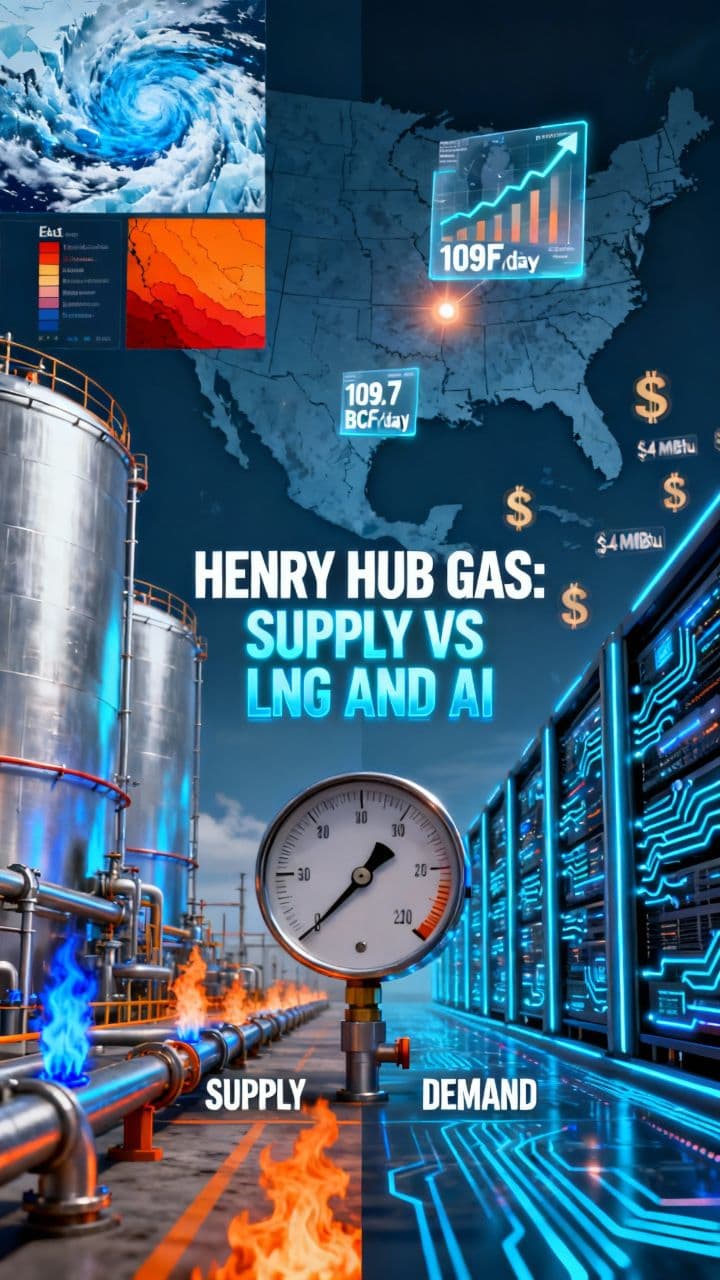 Henry Hub Gas: Supply vs LNG and AI