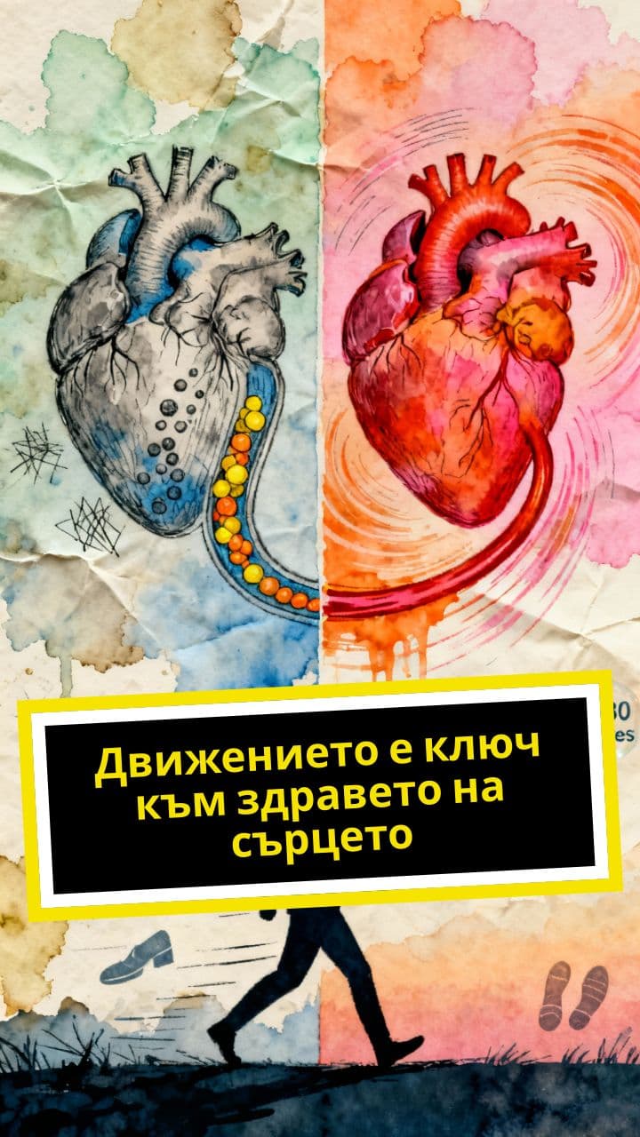 Движението е ключ към здравето на сърцето