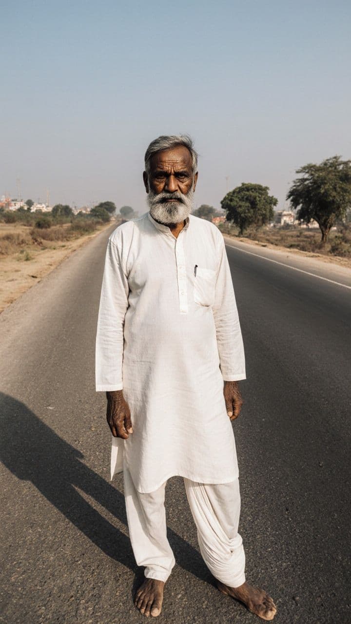 भोपाल रोड हादसे में बुजुर्ग की मौत